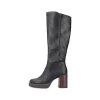 Rieker Damen Hochschaftstiefel tiefschwarz