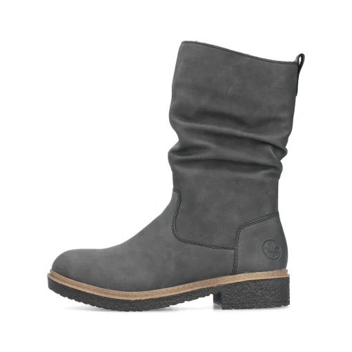 Rieker Damen Hochschaftstiefel schattengrau