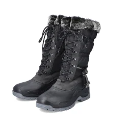 Rieker Damen Hochschaftstiefel tiefschwarz
