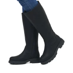 Rieker Damen Hochschaftstiefel tiefschwarz