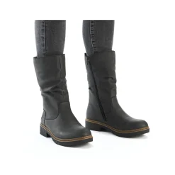 Rieker Damen Hochschaftstiefel schattengrau