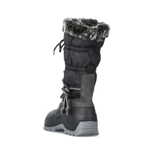 Rieker Damen Hochschaftstiefel tiefschwarz