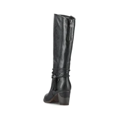 Rieker Damen Hochschaftstiefel tiefschwarz