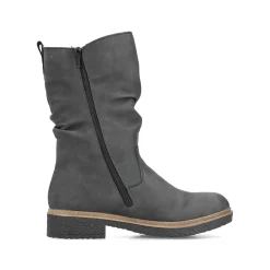 Rieker Damen Hochschaftstiefel schattengrau