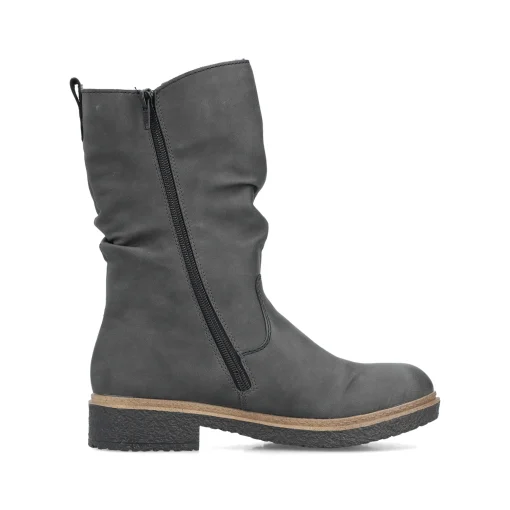 Rieker Damen Hochschaftstiefel schattengrau