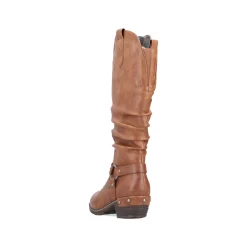 Rieker Damen Hochschaftstiefel karamellbraun