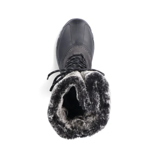 Rieker Damen Hochschaftstiefel tiefschwarz