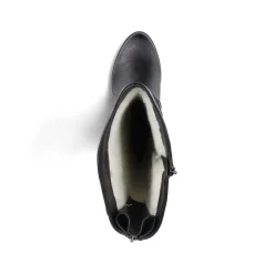 Rieker Damen Hochschaftstiefel tiefschwarz
