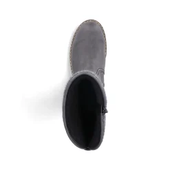Rieker Damen Hochschaftstiefel graphitgrau