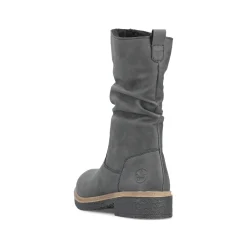 Rieker Damen Hochschaftstiefel schattengrau