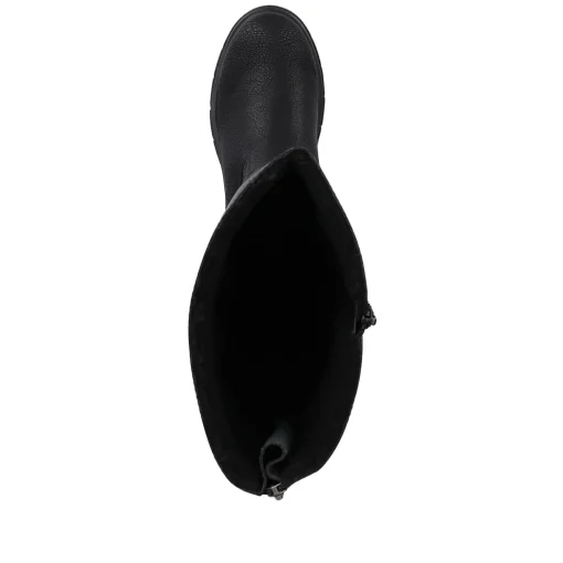 Rieker Damen Hochschaftstiefel tiefschwarz
