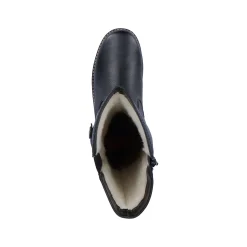 Rieker Damen Hochschaftstiefel tiefschwarz