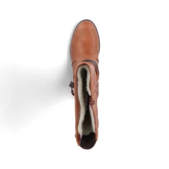 Rieker Damen Hochschaftstiefel nougatbraun