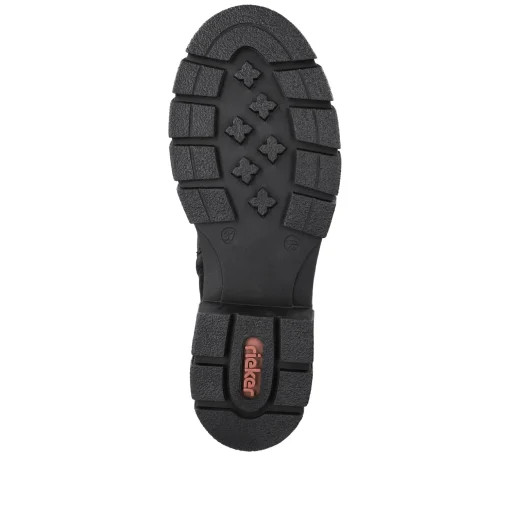 Rieker Damen Hochschaftstiefel tiefschwarz