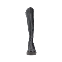 Rieker Damen Hochschaftstiefel tiefschwarz