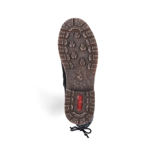 Rieker Damen Hochschaftstiefel asphaltschwarz