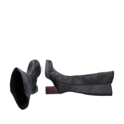 Rieker Damen Hochschaftstiefel tiefschwarz