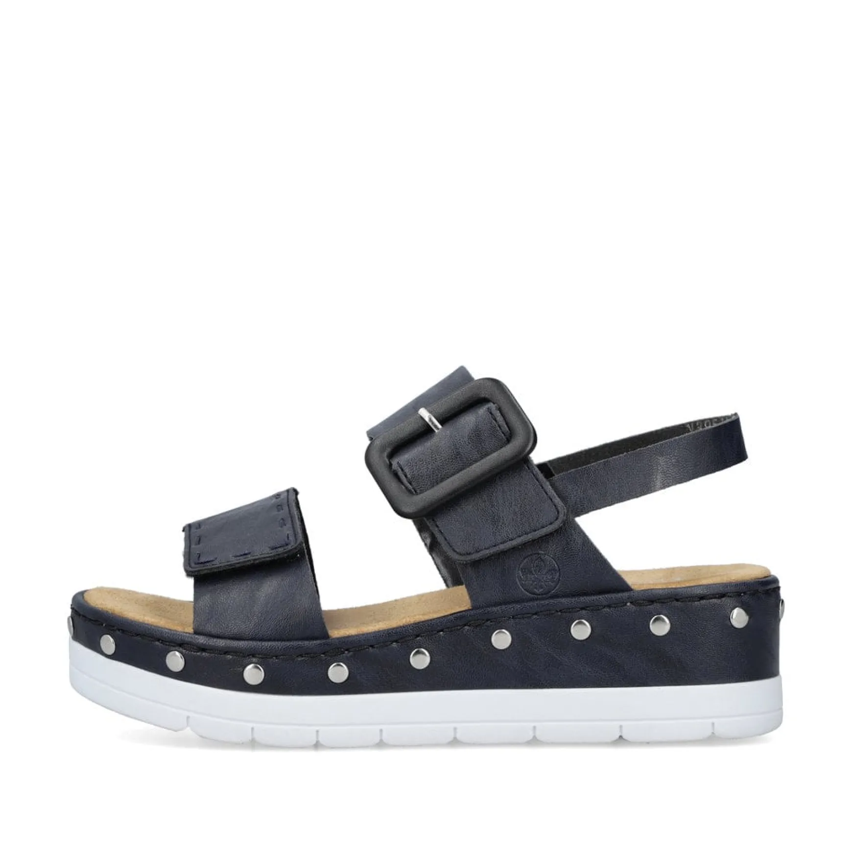 Rieker Damen Keilsandaletten marineblau