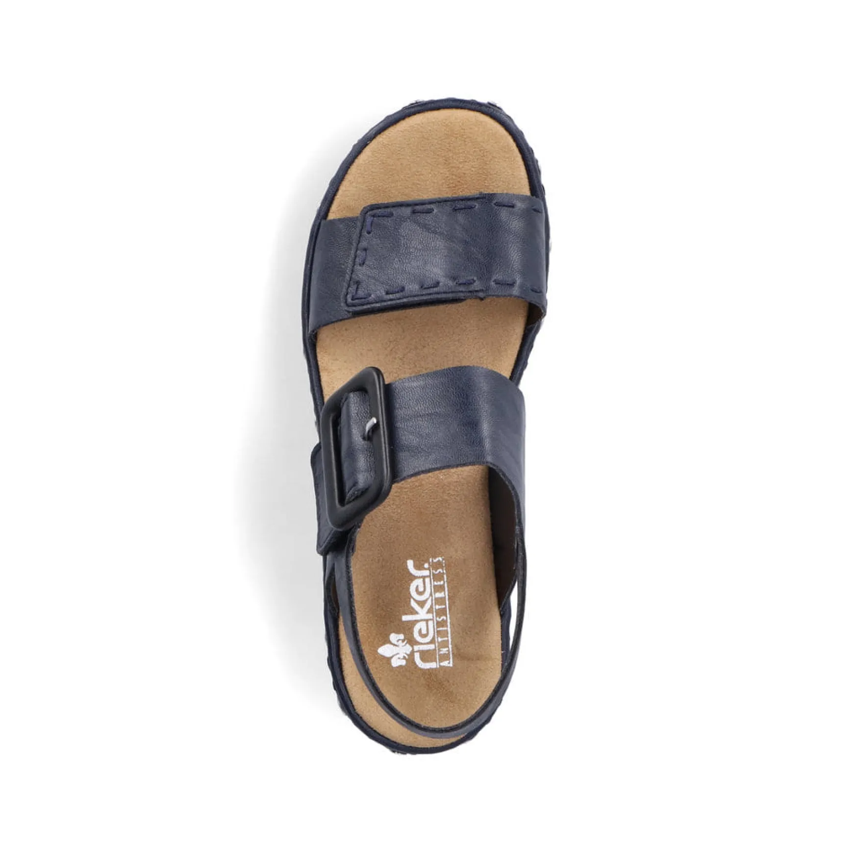 Rieker Damen Keilsandaletten marineblau