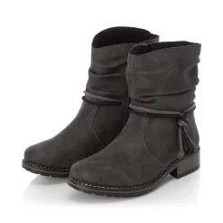 Rieker Damen Kurzstiefel asphaltgrau