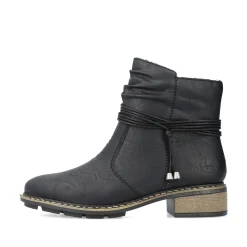 Rieker Damen Kurzstiefel nachtschwarz