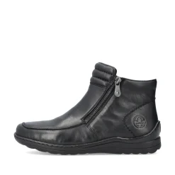 Rieker Damen Kurzstiefel glanzschwarz