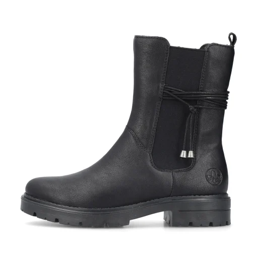 Rieker Damen Kurzstiefel tiefschwarz