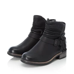 Rieker Damen Kurzstiefel nachtschwarz