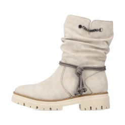 Rieker Damen Kurzstiefel hellbeige