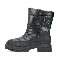 Rieker Damen Kurzstiefel glanzschwarz