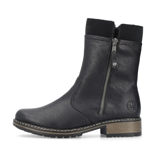 Rieker Damen Kurzstiefel tiefschwarz
