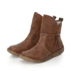 Rieker Damen Kurzstiefel zimtbraun