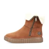 Rieker Damen Kurzstiefel fuchsbraun