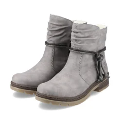 Rieker Damen Kurzstiefel staubgrau