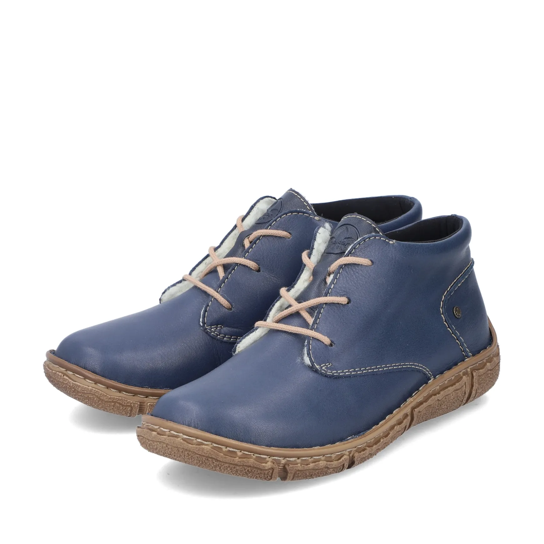 Rieker Damen Kurzstiefel azurblau