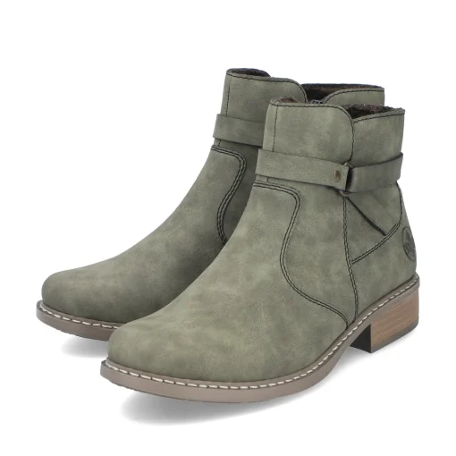 Rieker Damen Kurzstiefel laubgrün