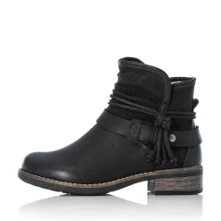 Rieker Damen Kurzstiefel nachtschwarz