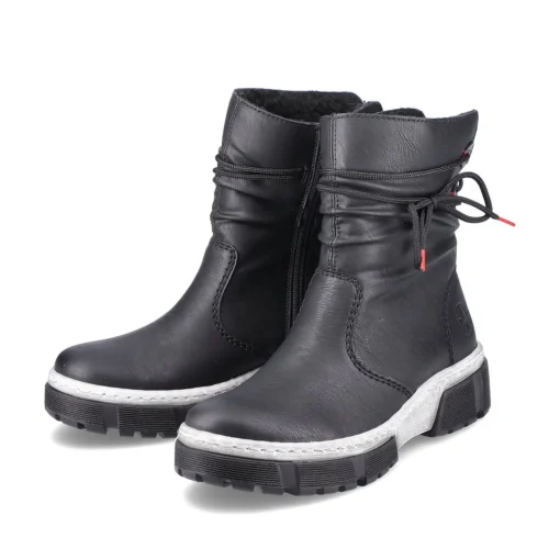 Rieker Damen Kurzstiefel tiefschwarz
