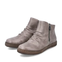 Rieker Damen Kurzstiefel braungrau