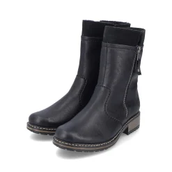 Rieker Damen Kurzstiefel tiefschwarz
