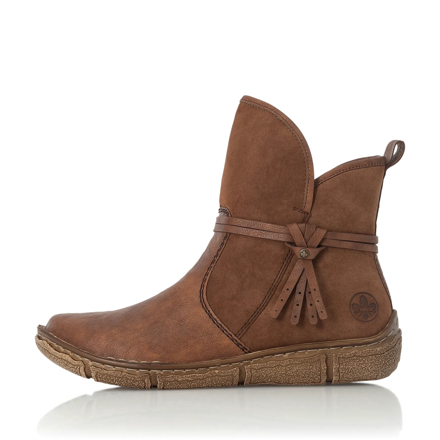 Rieker Damen Kurzstiefel zimtbraun