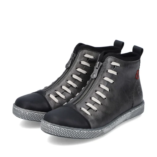 Rieker Damen Kurzstiefel graphitgrau