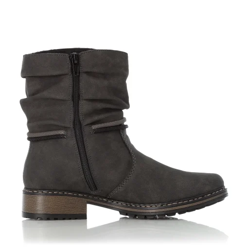 Rieker Damen Kurzstiefel asphaltgrau