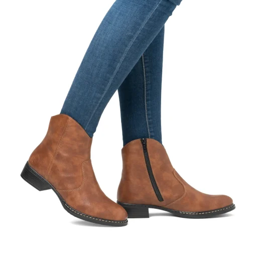 Rieker Damen Kurzstiefel noisette