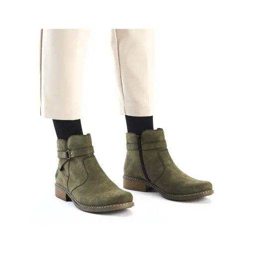 Rieker Damen Kurzstiefel laubgrün