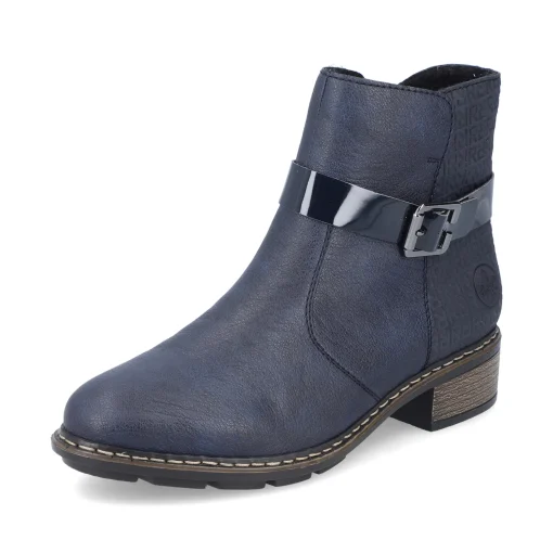 Rieker Damen Kurzstiefel azurblau