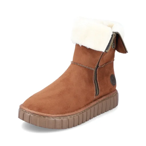 Rieker Damen Kurzstiefel fuchsbraun