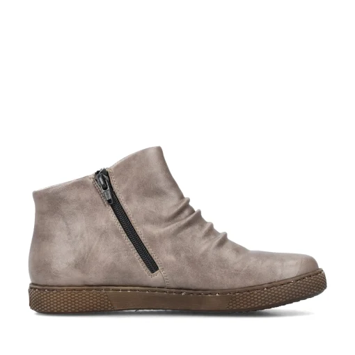 Rieker Damen Kurzstiefel braungrau