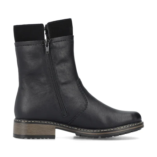 Rieker Damen Kurzstiefel tiefschwarz