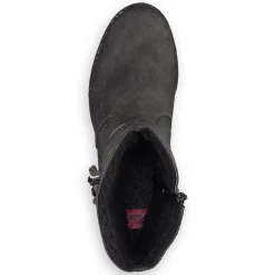 Rieker Damen Kurzstiefel asphaltgrau